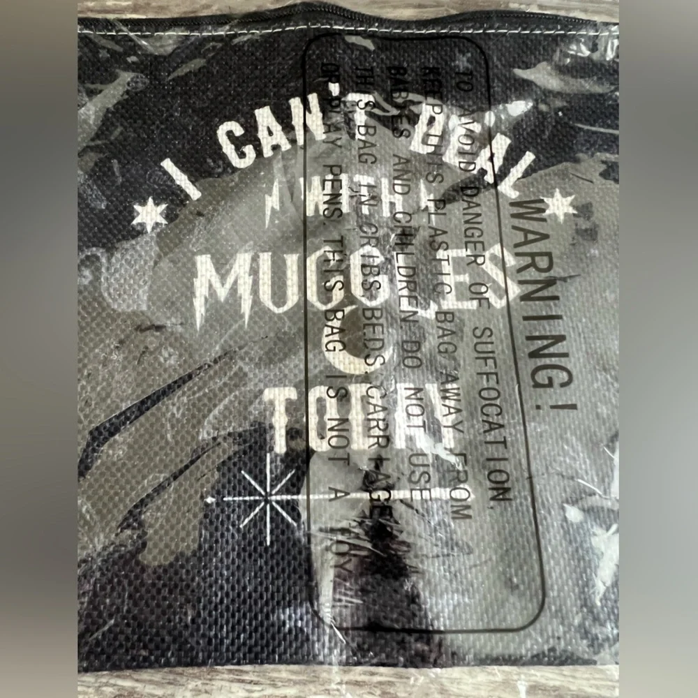 Harry‎ Potter I Can’t Deal With Muggles Today Black Cosmetic Case Bag Travel New